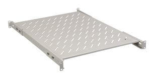 FS35-600PI-R Полка стационарная ITK  1U нагр.:100кг.  19" 600мм серый