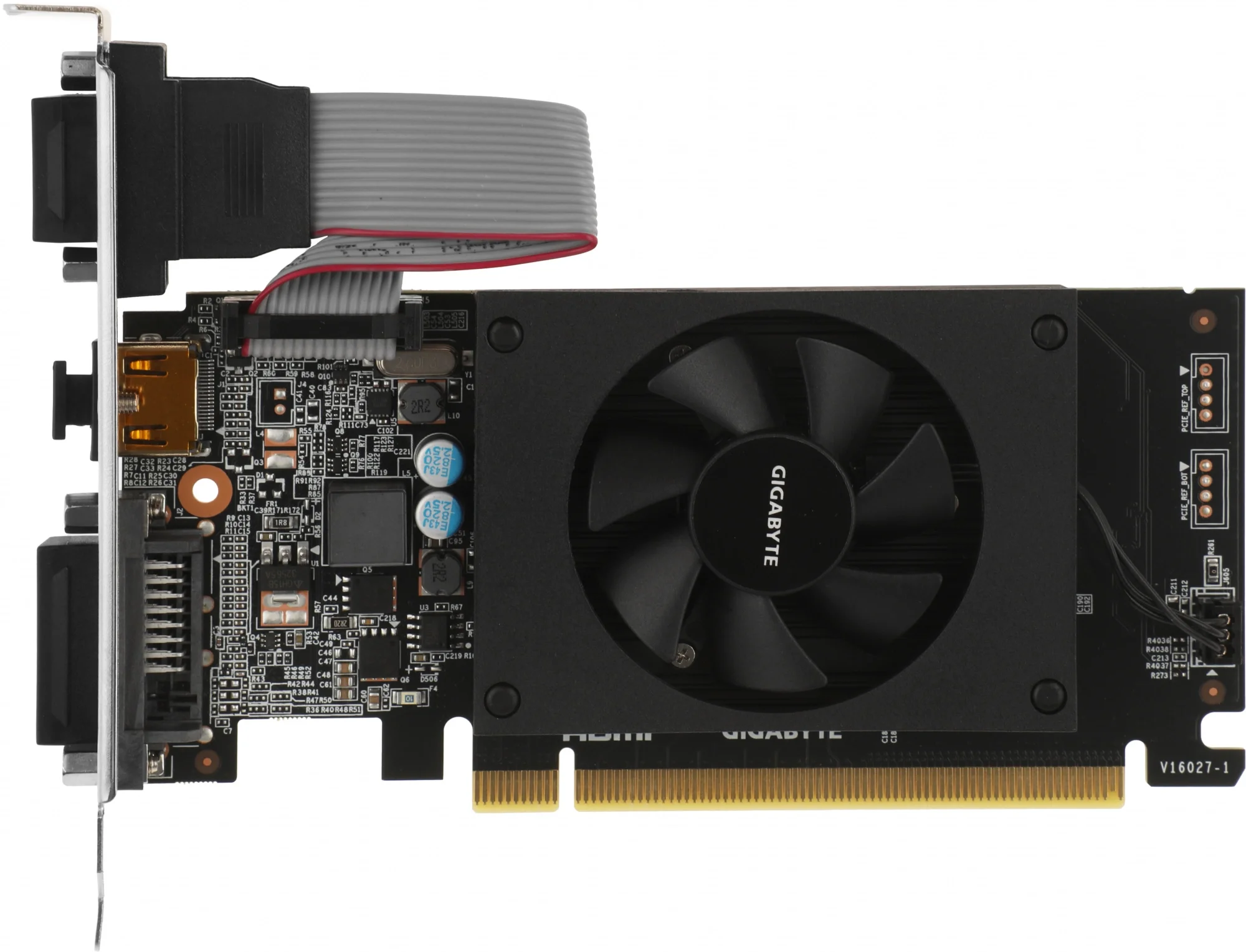 Видеокарта Gigabyte PCI-E GV-N710D3-2GL 2.0 NVIDIA GeForce GT 710 2Gb 64bit DDR3 954/1600 DVIx1 HDMIx1 CRTx1 HDCP Ret low profile [GV-N710D3-2GL 2.0]