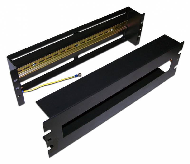 DIN-рейка LANMASTER - TWT, для установки электроавтоматов, 3U, цвет Чёрный, TWT-CB-DINRL/3U