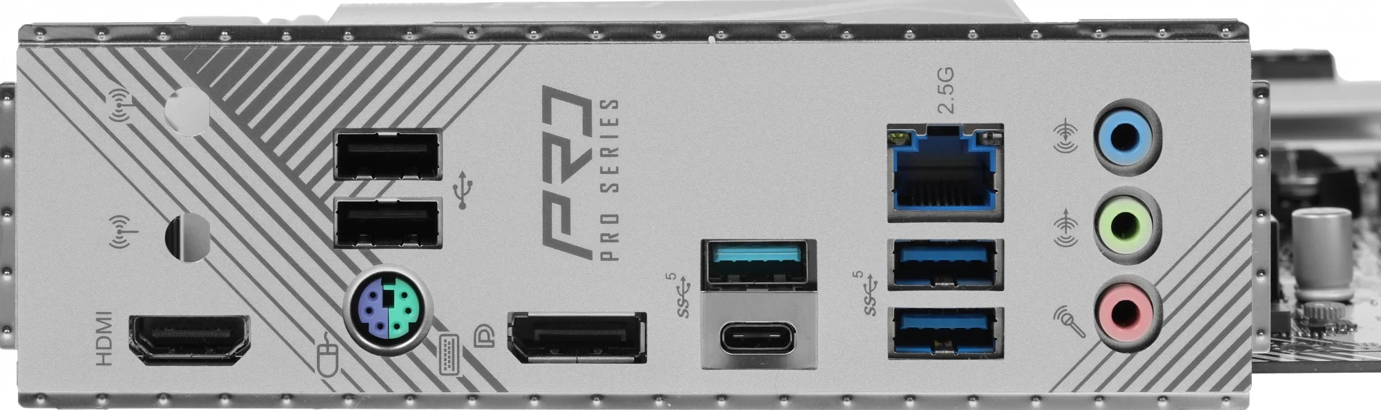 Материнская плата Asrock B760M PRO RS Soc-1700 Intel B760 4xDDR5 mATX AC`97 8ch(7.1) 2.5Gg RAID+HDMI+DP