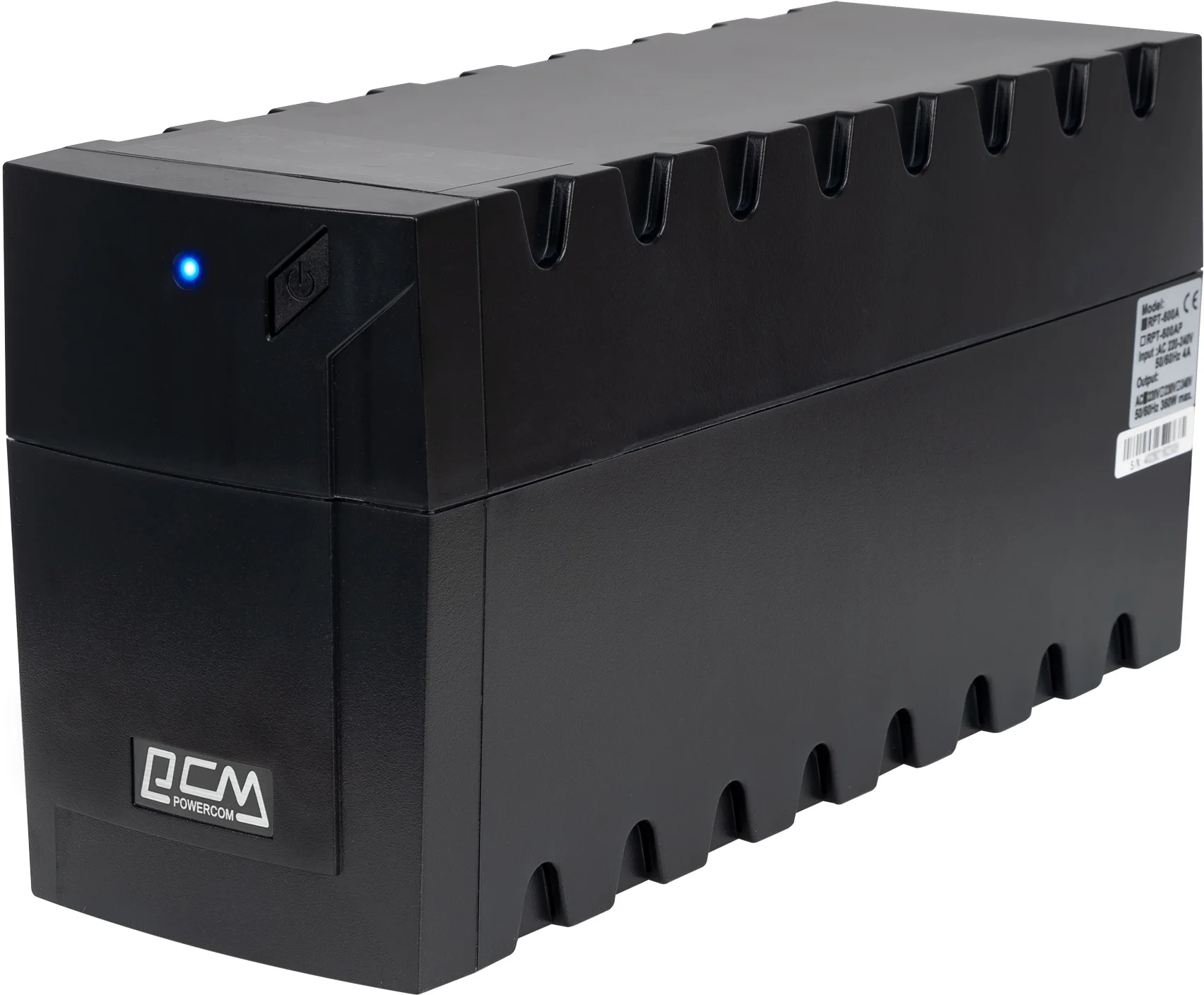 Источник бесперебойного питания Powercom Raptor, Line-Interactive, 600VA/360W, Tower, 3*IEC320-C13 (792801)
