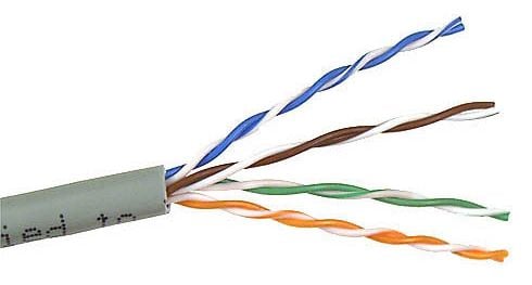 Кабель информационный Lanmaster TWT-5EUTP-XS кат.5е U/UTP не экранированный 4X2X25AWG  PVC  внутренний  305м серый
