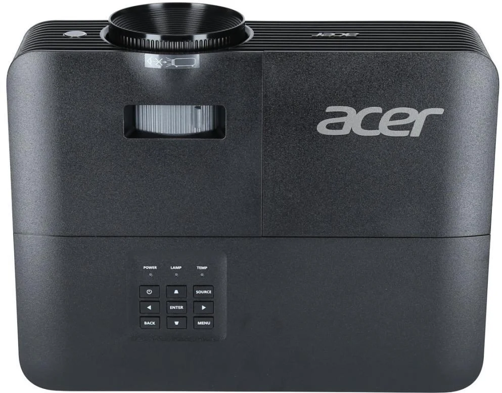Проектор Acer - X139, 1280x800 (WXGA), 16:10, DLP, 5200lm, 20000:1, 1x HDMI, 1x VGA in, 1x VGA out, 1x CVBS in, 1x miniJack audio out, 1x miniJack audio in, RS-232, speakers, чёрный, MR.JX6CD.001