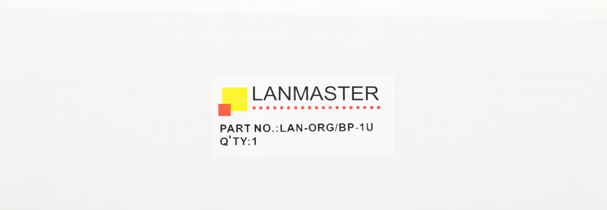 Кабельный органайзер горизонтальный Lanmaster LAN-ORG/BP-1U двухсторонний щетки 1U шир.:19"
