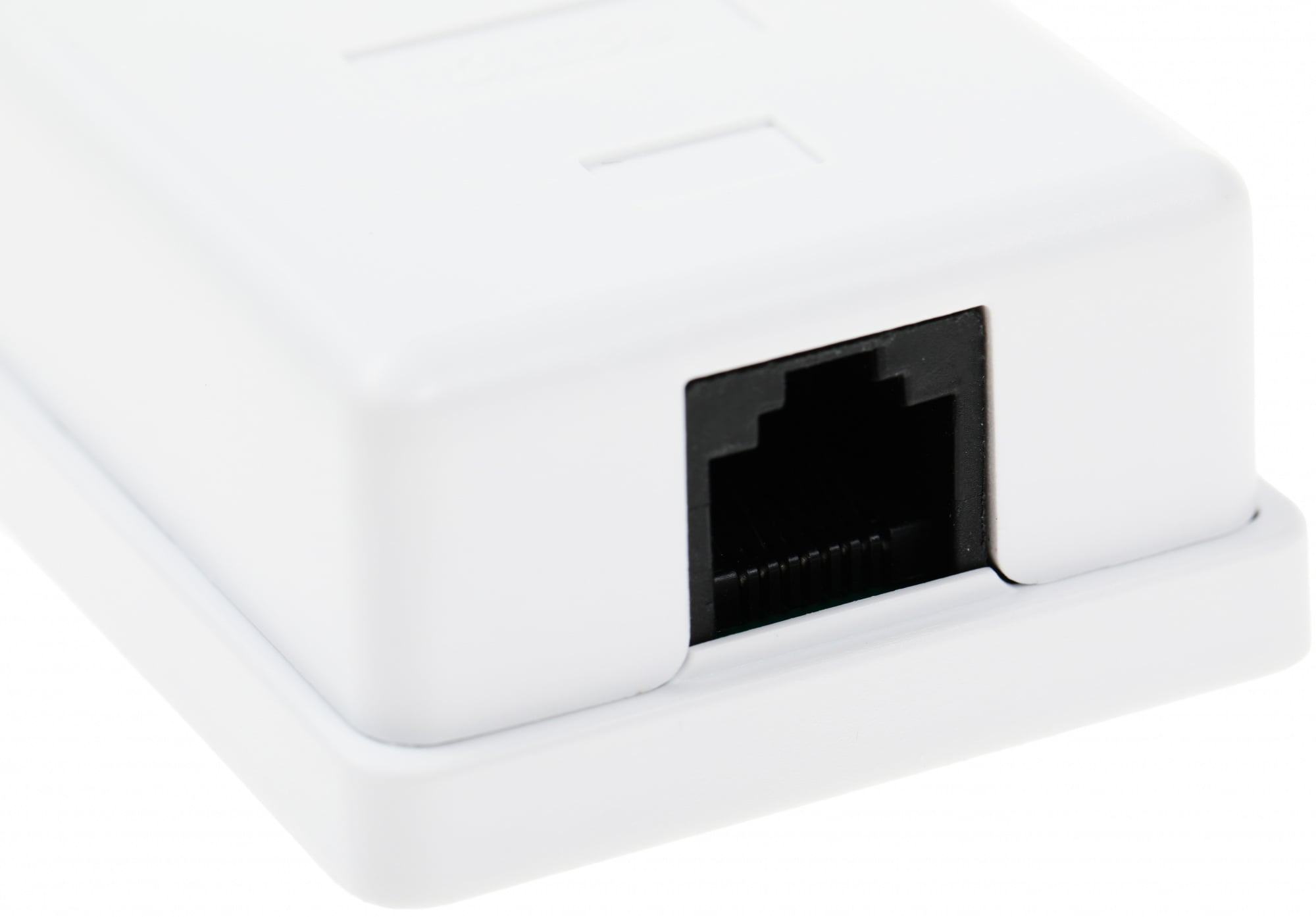 Розетка Lanmaster TWT-SM1-45-WH RJ45 1 кат.5E бел. (упак.:1шт)