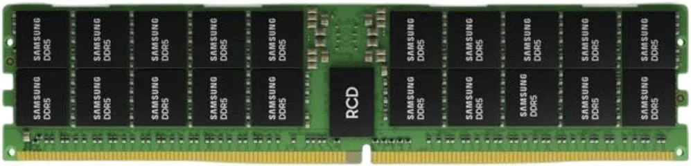 Оперативная память Samsung DDR5  64GB RDIMM 6400 Mbps (2Rx4) ECC Reg 1.1V (M321R8GA0EB2-CCP) 1 year, OEM