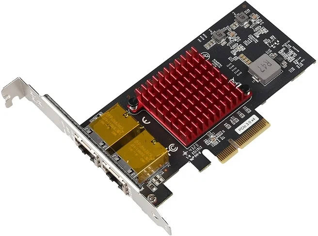 Сетевой адаптер ORIGO Сетевой адаптер PCI-E x4, Intel X550AT2, 2x10GBase-T/5GBase-T/2.5GBase-T