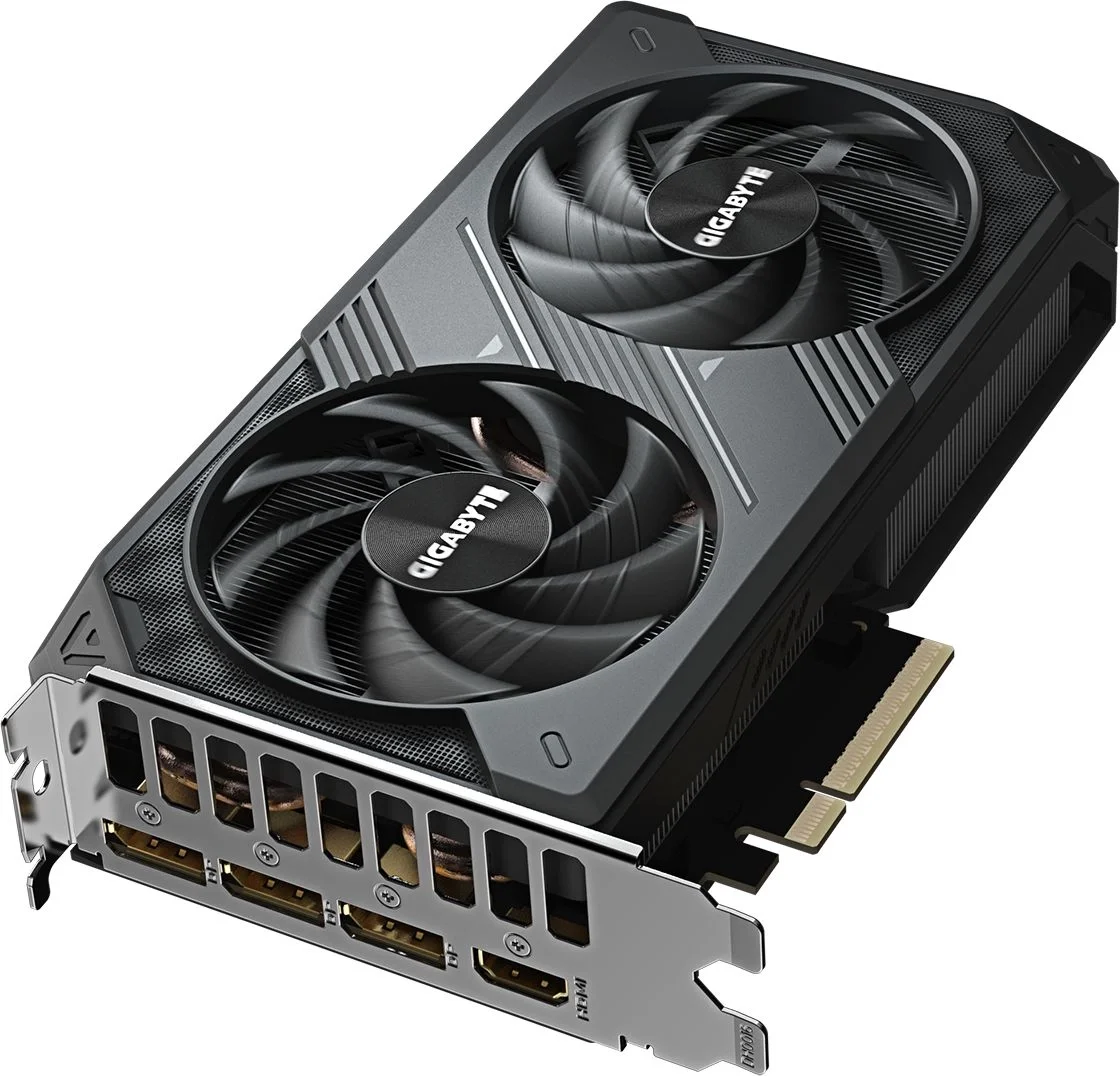 Видеокарта Gigabyte PCI-E 5.0 GV-N5060WF2OC-8GD 1.0 NVIDIA GeForce RTX 5060 8Gb 128bit GDDR7 2497/28000 HDMIx1 DPx3 HDCP Ret