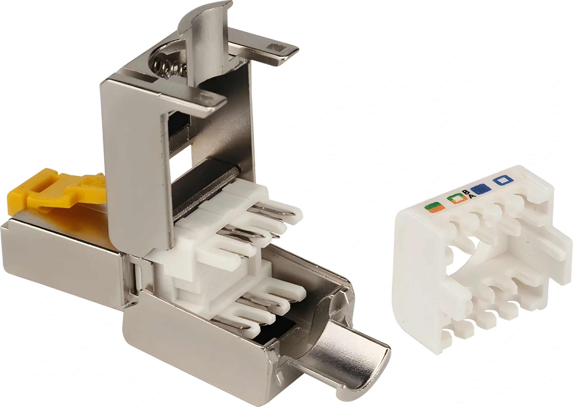 Коннектор Lanmaster LAN-TMP-S6A полевой RJ45 кат.6A STP бел. (упак.:1шт)
