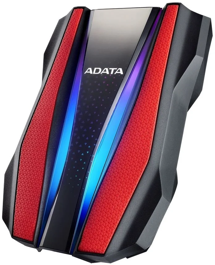Жесткий диск внешний ADATA HD770G AHD770G-1TU32G1-CRD 1TB 2.5" USB 3.2 Gen 1, RGB, Military-grade shock-resistance, Protect Water and Dust IP68, Gaming Stockpile, Red, RTL {20} (772233)