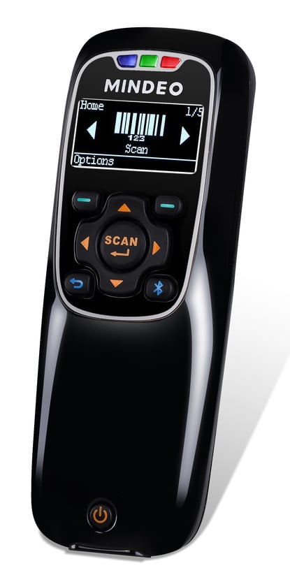 Сканер штрих-кода ручной Mindeo MS3690Plus Mark (MS3690-2D-HD(BT)) 2D имидж, беспроводной, 100 скан/сек, Bluethooth, USB, черный