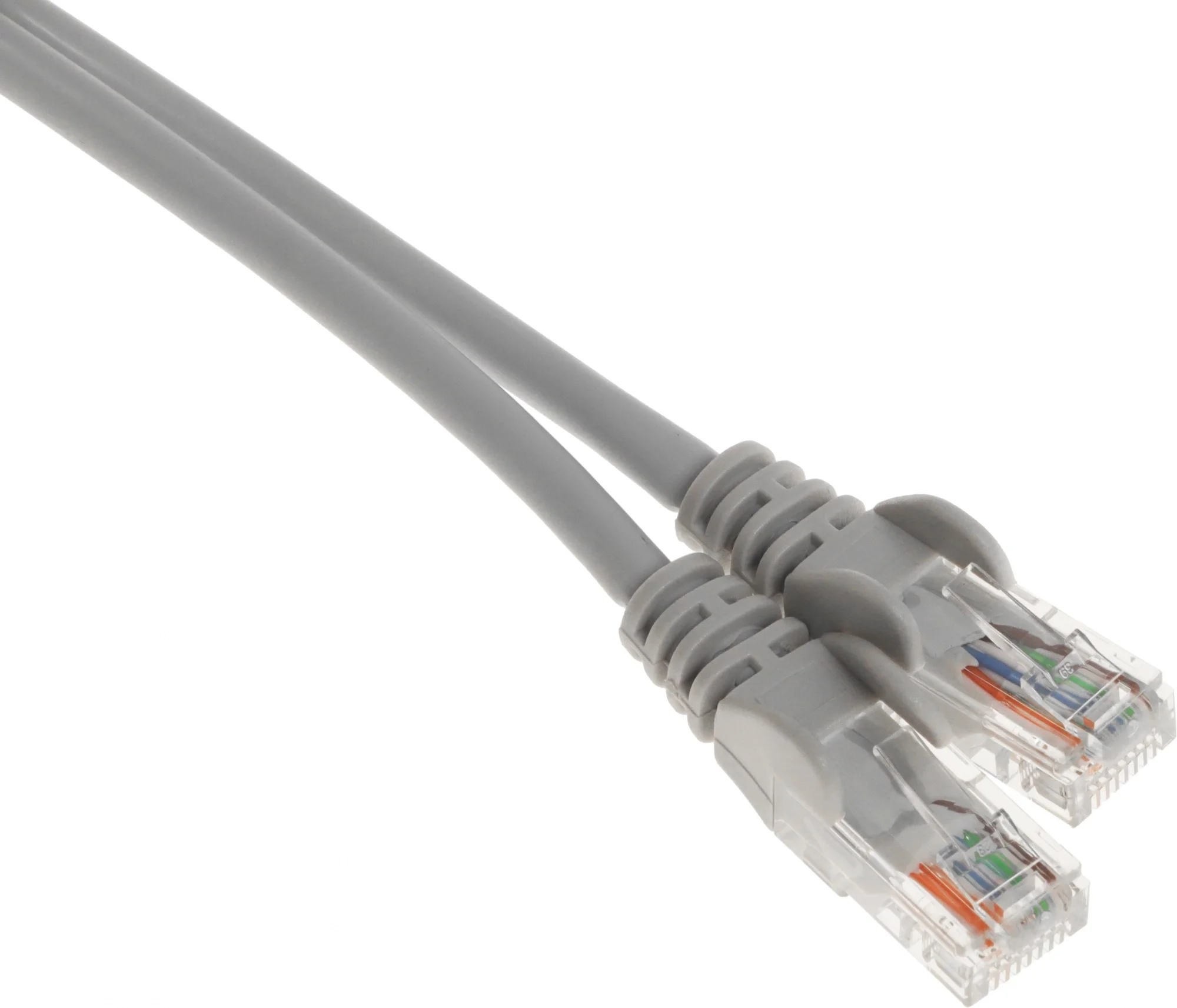 Патч-корд LANMASTER - LAN-PC45, UTP, кат. 5e, 2 x RJ-45, RJ-45 - RJ-45, LSZH, серый, 1.5 м, LAN-PC45/U5E-1.5-GY