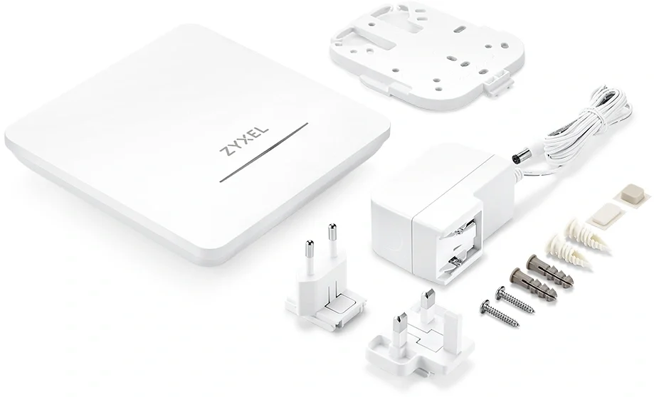 Точка доступа Zyxel NebulaFlex NWA90BE-EU0102F BE5100 10/100/1000/2500BASE-T белый