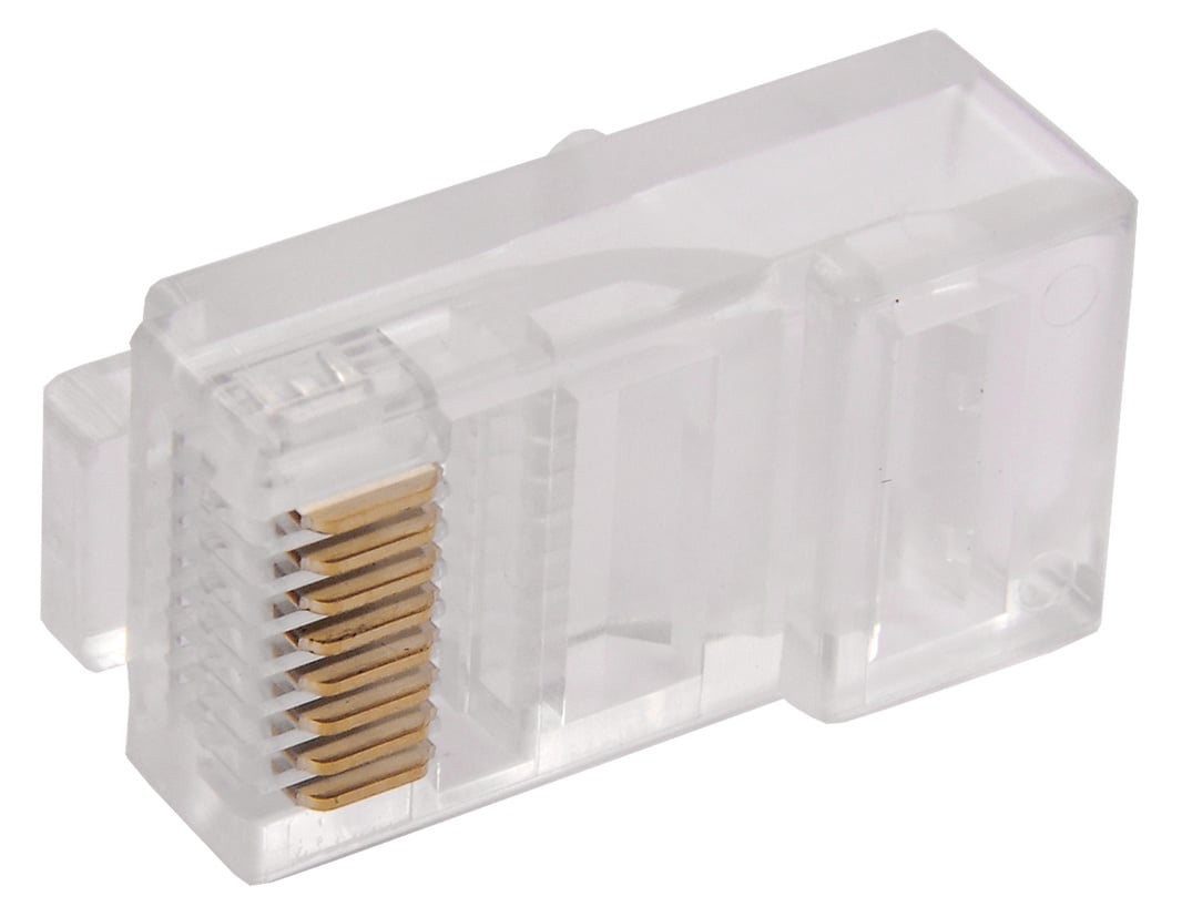 CS3-1C5EU Разъём ITK RJ45(8p8c) кат. 5е неэкр. со вставкой для кабеля 20 шт цвет: прозрачный