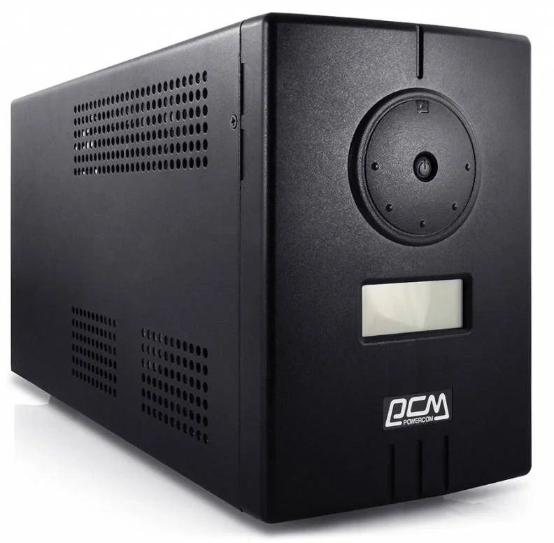 Источник бесперебойного питания Powercom Infinity, Line-Interactive, 1100VA/750W, Tower, Schuko, USB, без встроенных батарей (383441)