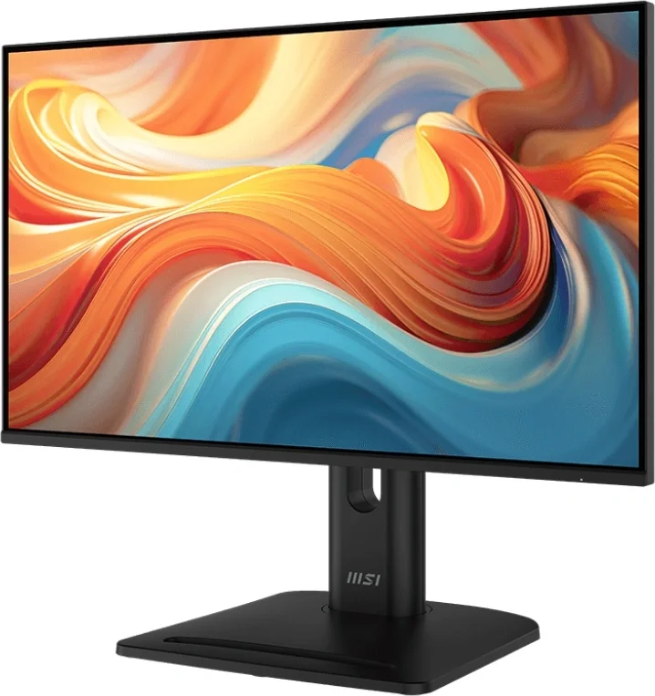 Монитор 23.8" MSI PRO MP245PHG E14 IPS, 1920x1080, 144Hz, 4ms, 300сd/m, 1500:1, HDR | HDMI(2.0), DP(1.2a), Type-C(PD-65W), 2xUSB3.2 | HAS, Pivot, Swivel, InPSU, Speakers, Vesa 100, Black (9S6-3PE69M-014)