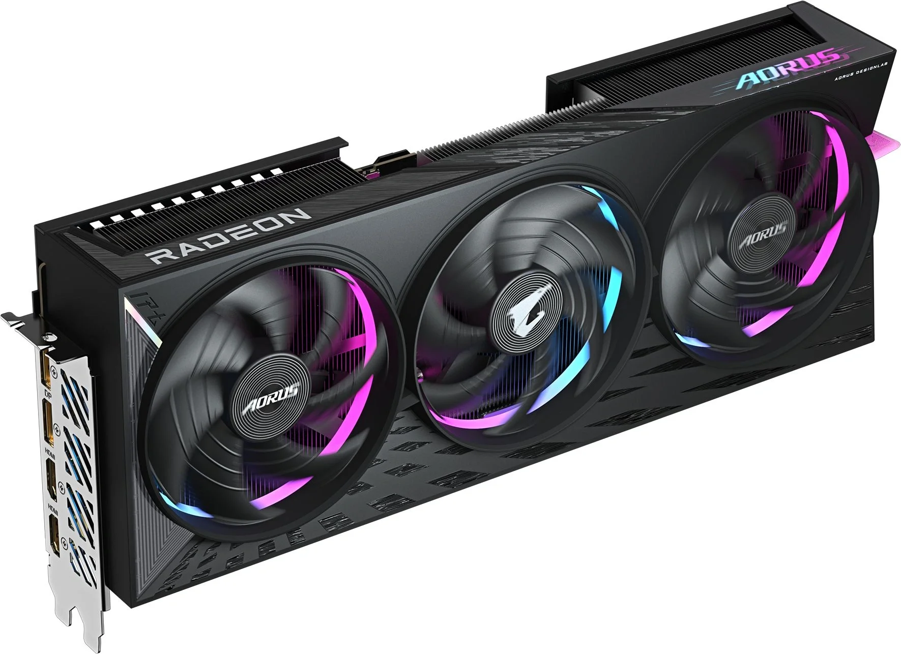 Видеокарта Gigabyte AMD - Radeon RX 9070 XT Aorus Elite, PCI-E 5.0 16x, GDDR6 16GB 256bit, 2x HDMI, 2x DP, max 7680 x 4320 (8K), 330Вт, 339мм, GV-R9070XTAORUS E-16GD