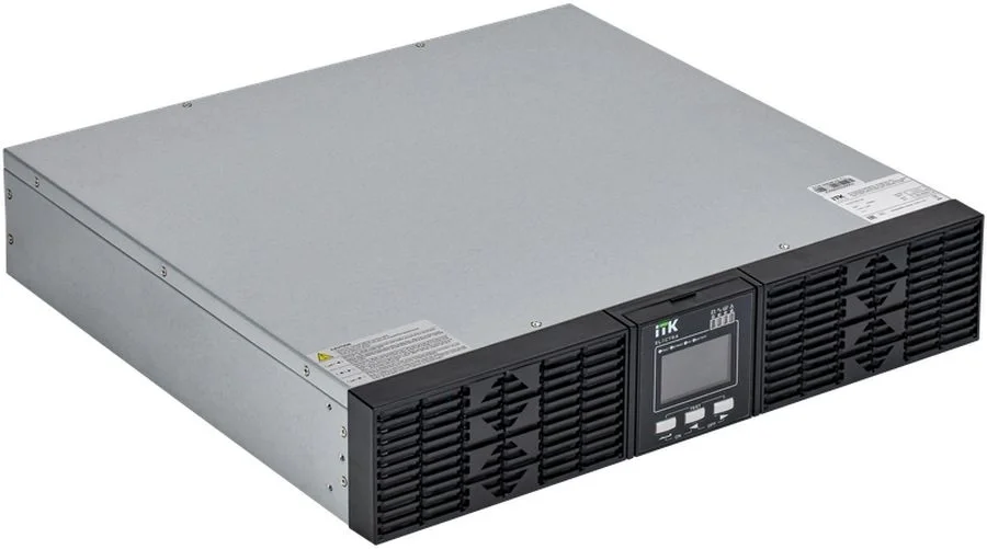ITK ELECTRA OR ИБП однофазный онлайн 3кВА/3кВт 2U LCD дисплей 72VDC 6xC13 c АКБ 6х7AH USB EPO RS232 SNMP слот Rack/Tower