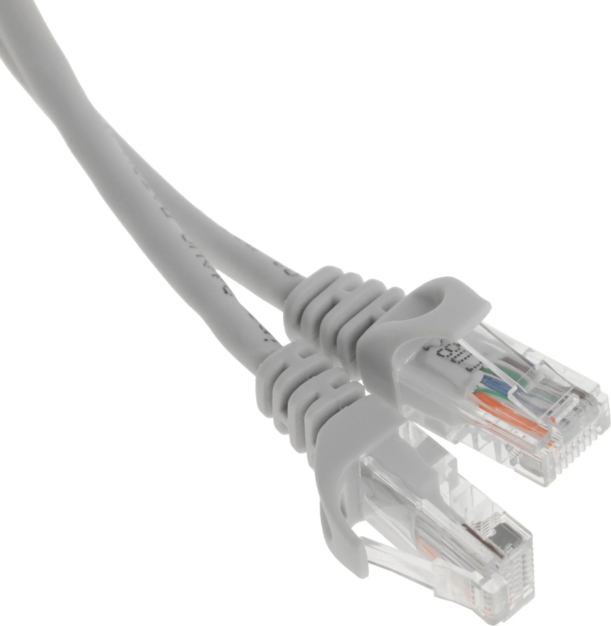 Патч-корд ITK PC01-C5EU-1M UTP RJ-45 вил.-вилка RJ-45 кат.5E 1м  серый ПВХ (уп.:1шт)