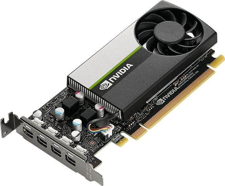 Видеокарта PNY GPU NVIDIA VCNT1000-8Gb-SB PCI-Express 3.0 x16, LP8 Gb GDDR6 128-bit, 4x Mini DP 1.4, 1x LP bracket.