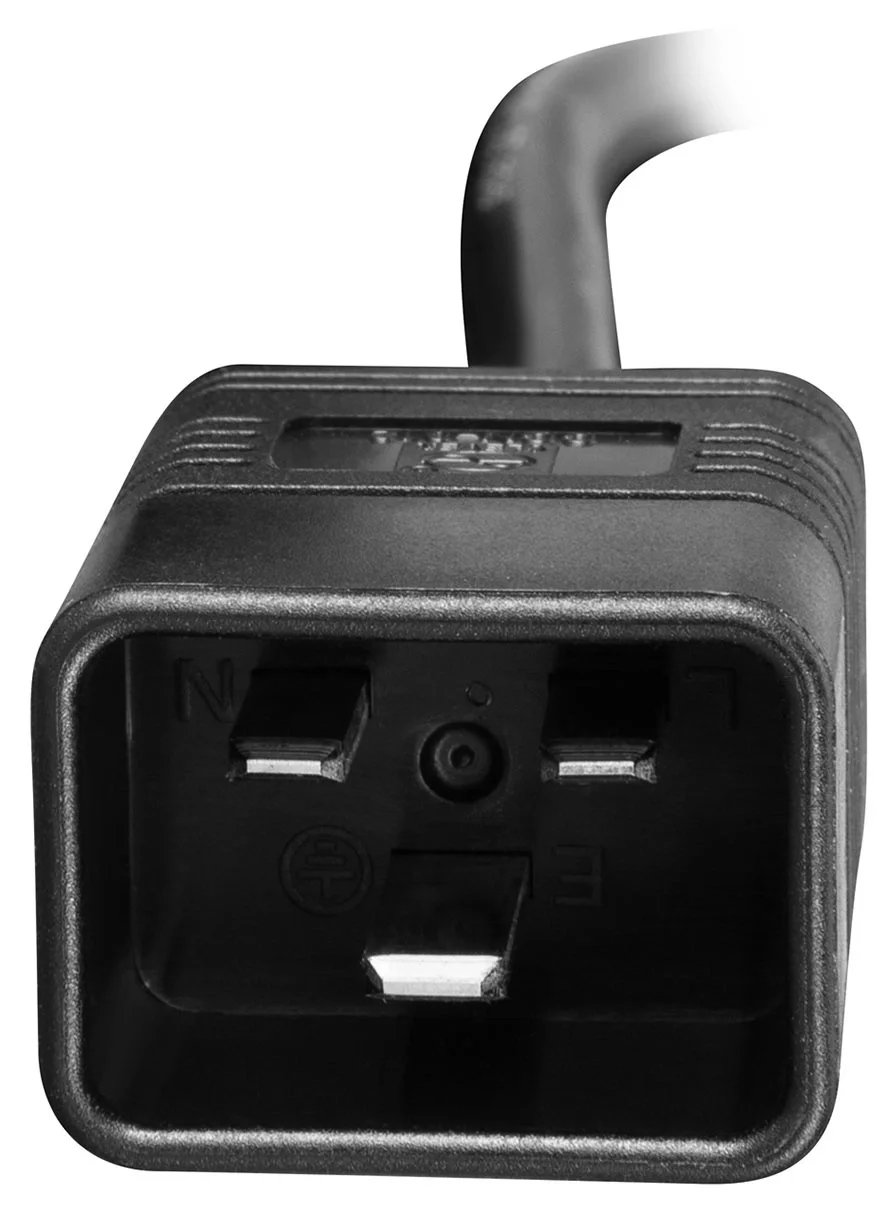 Распределитель питания Ippon - Basic, 16A, in (200 - 240V 1xIEC-320 C20), out (200 - 240V 20xIEC-C320 C13 4xIEC-C320 C19), 3 м, Вертикальный, Zero U, цвет чёрный, 1546799
