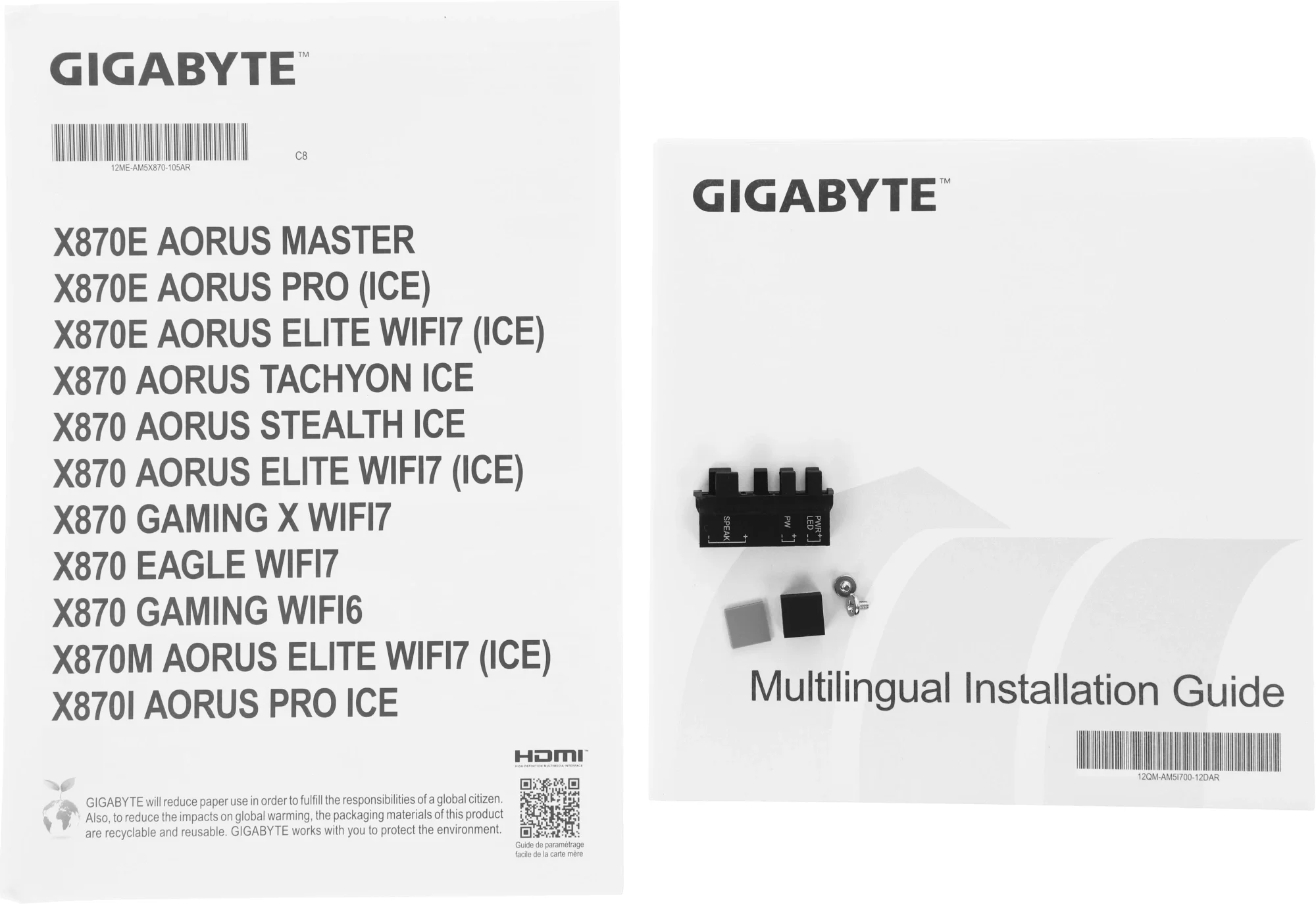 Материнская плата Gigabyte X870 EAGLE WIFI7 Socket AM5 AMD X870 4xDDR5 ATX AC`97 8ch(7.1) 2.5Gg RAID+HDMI