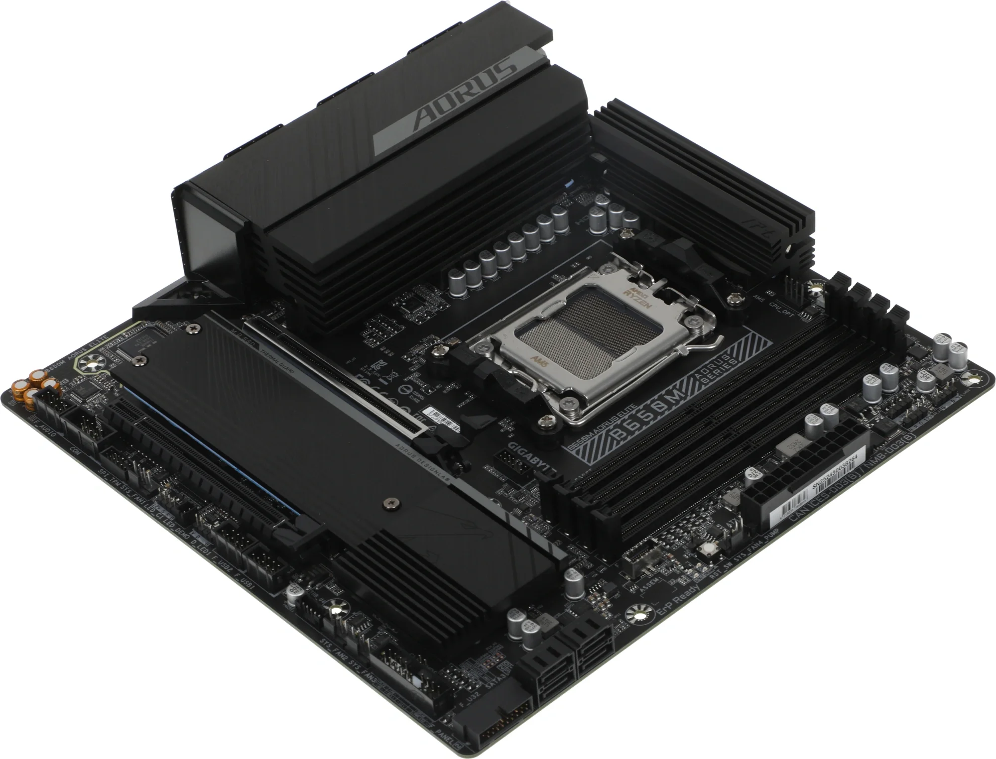 Материнская плата Gigabyte B650M AORUS ELITE, Socket AM5, AMD B650, Micro-ATX