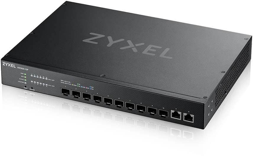 XS1930-12F-ZZ0101F - Smart L3 Lite Multi-Gigabit Fiber Switch Zyxel NebulaFlex XS1930-12F, 10xSFP+, 2xRJ-45: 1/2.5/5/10G, rack 19" все наши цены всегда включают НДС