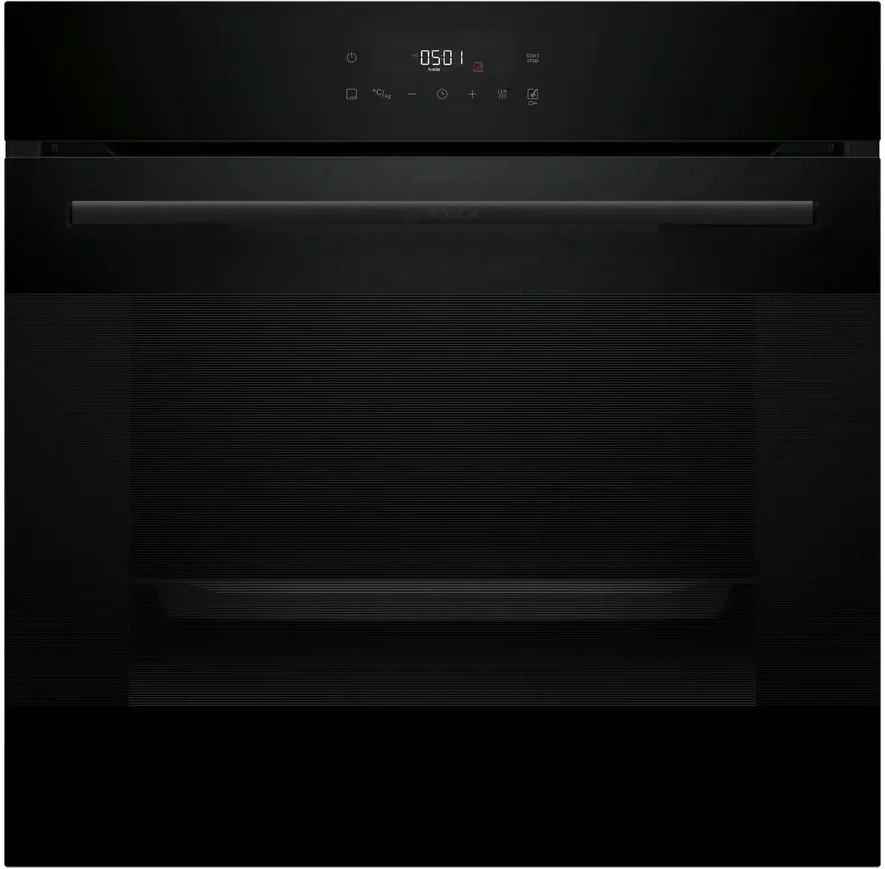 Электрический духовой шкаф Bosch HJG852YB0T Serie 6, 60 см, 66 л, черный,сенсорное управление, 8 режимов+AutoPilot 30(30 автоматических программ), LCD-дисплей, галогенное освещение, самоочистка EcoClean,Soft Open and Soft Close door,телескопические направляющие на 2 уровнях