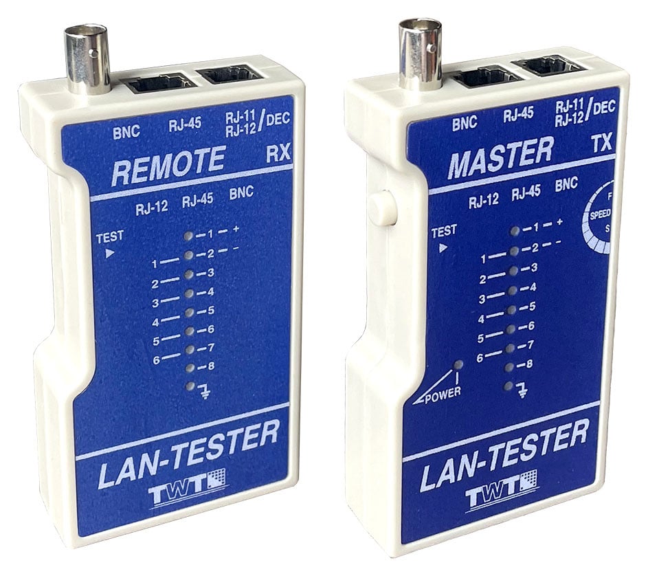 Тестер витой пары LANMASTER TWT TST-200 (без батареек), TWT-TST-200