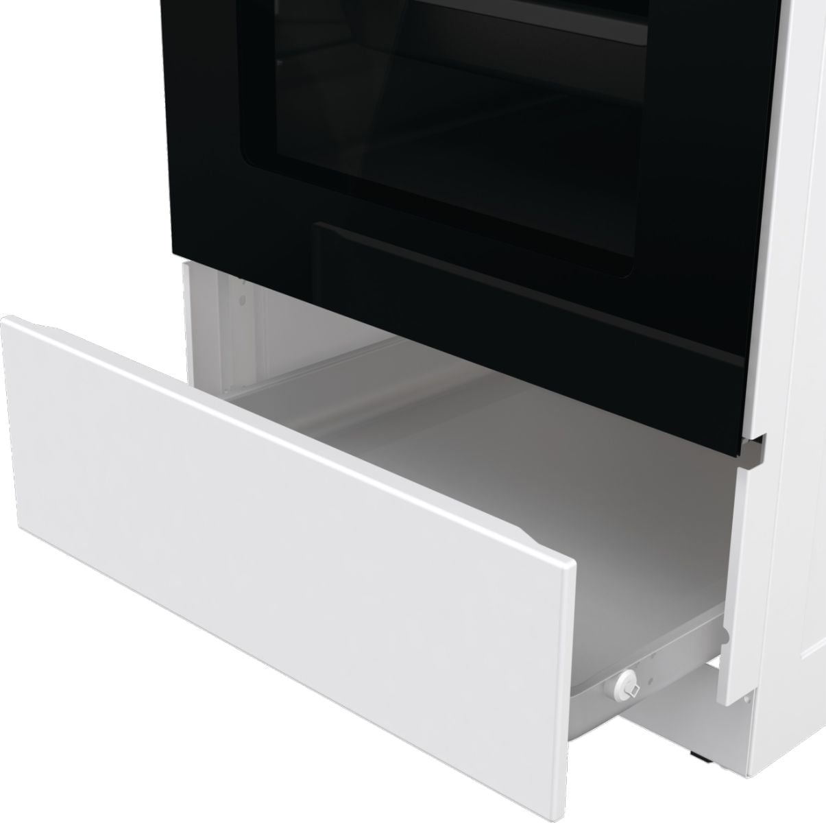 Плита электрическая Gorenje GEC5B41WG белый, конфорок 4 электрических, духовка 62 л, 50 см x 85 см x 59.4 см
