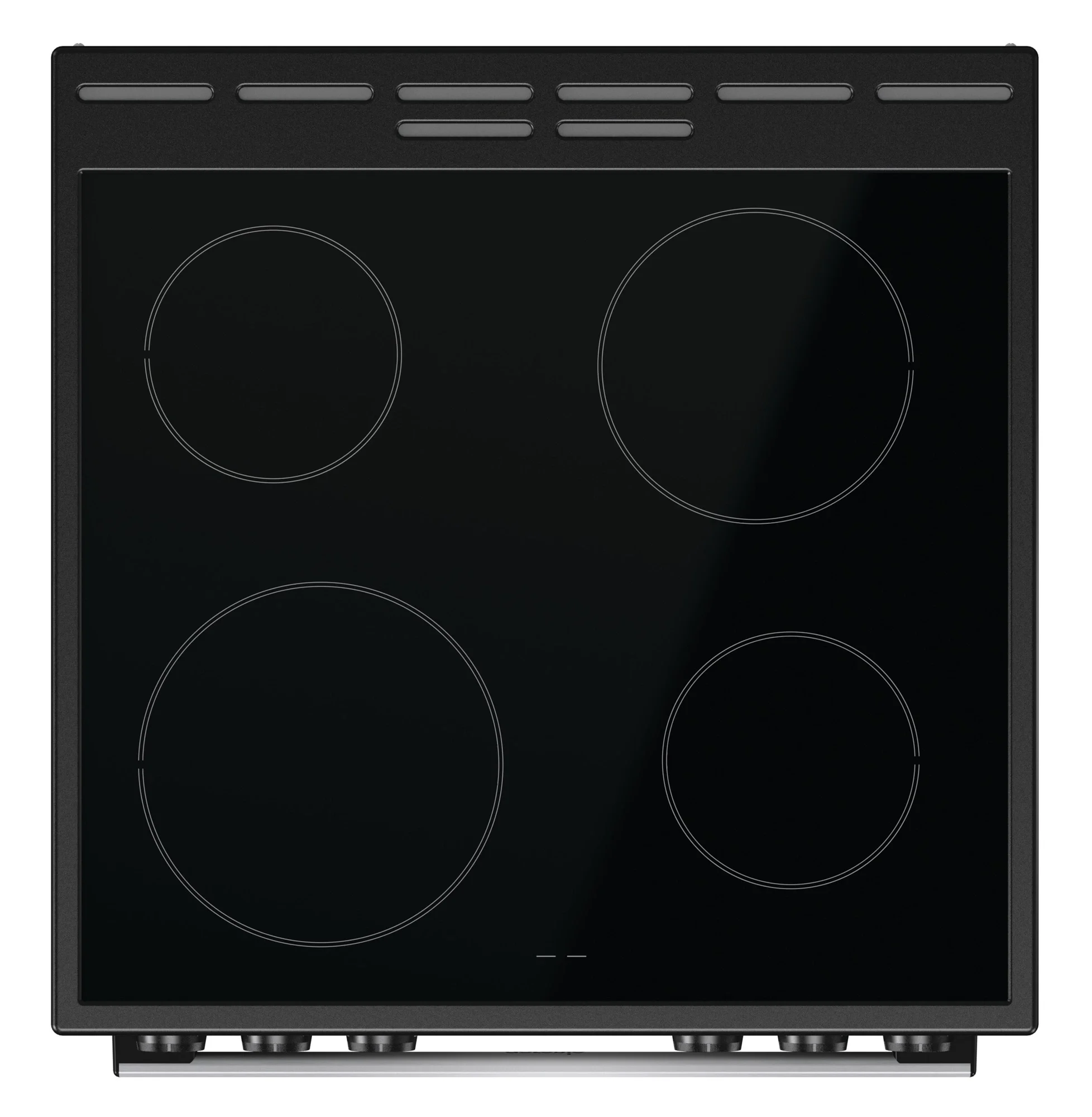 Плита GORENJE/ Тип плиты: электрическая, Тип варочной поверхности: стеклокерамическая, Цвет: серый, Ширина, см: 60