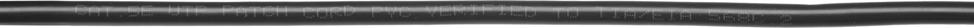 Патч-корд Buro UTP 4 пары cat.5E CCA molded 3м черный RJ-45 (m)-RJ-45 (m)