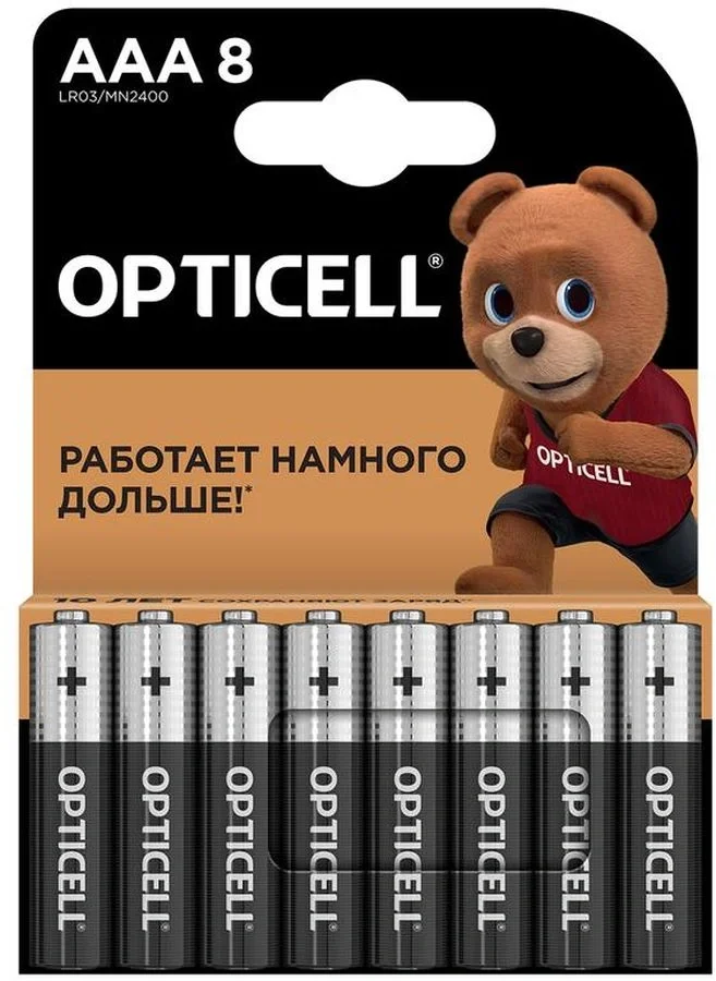 6051009 Батарея Opticell Basic LR03 AAA  (8шт)  блистер