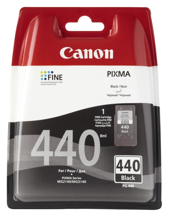 (Спец.цена) Оригинальный струйной картридж Canon 5219B001 PG-440 для Canon MG2140/3140, черный, 180 страниц