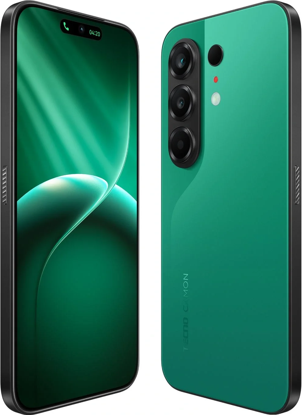 Смартфон Tecno Camon 50 256Gb 12Gb малахитовый зеленый моноблок 3G 4G 2Sim 6.78" 1208x2644 Android 16 50Mpix 802.11 a/b/g/n/ac NFC GPS GSM900/1800 GSM1900 Protect FM
