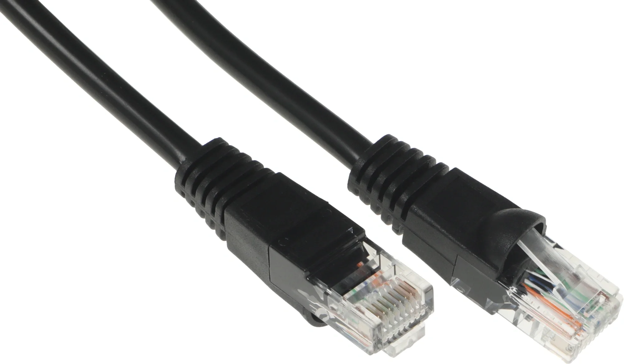 Патч-корд Buro UTP 4 пары cat.5E CCA molded 3м черный RJ-45 (m)-RJ-45 (m)
