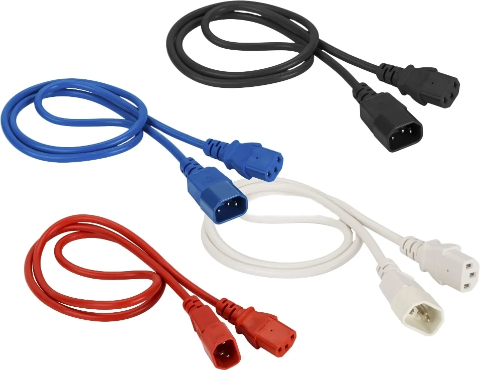 LAN-PP13/14-7.0-BK Шнур для блока питания Lanmaster IEC 60320 С13 вилка IEC 60320 С14 7 м 10А цвет: чёрный