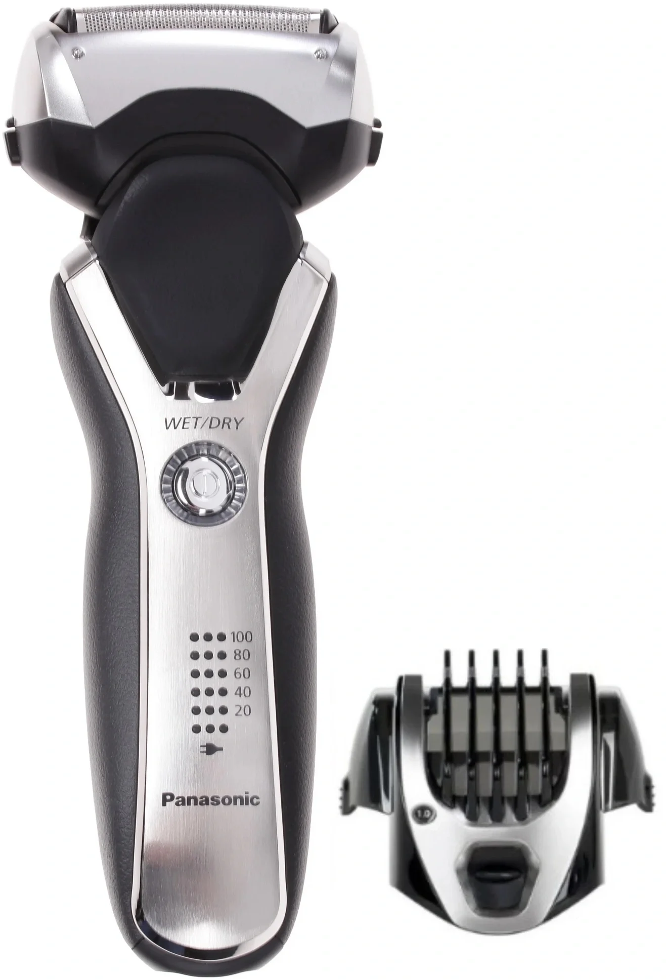 Бритва сетчатая Panasonic ES-RT77-S520 реж.эл.:3 питан.:аккум. серебристый/черный