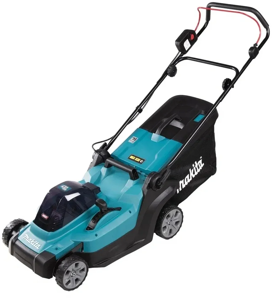 Газонокосилка аккумуляторная Makita XGT 40vMAX, 740 Вт, ширина 42 см, травосборник 50 л, 3в1 LM004GZ