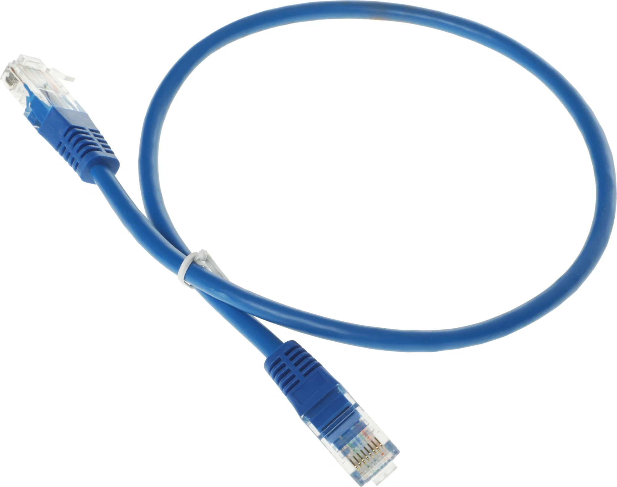 Патч-корд Premier ANP511_0.5M_B UTP 4 пары cat.5E CCA molded 0.5м синий outdoor RJ-45 (m)-RJ-45 (m)