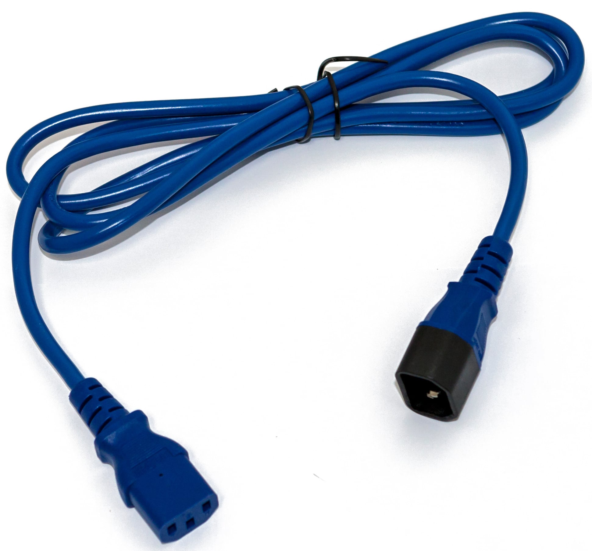 LAN-PP13/14-1.0-BL Шнур для блока питания Lanmaster IEC 60320 С13 вилка IEC 60320 С14 1 м 10А цвет: синий