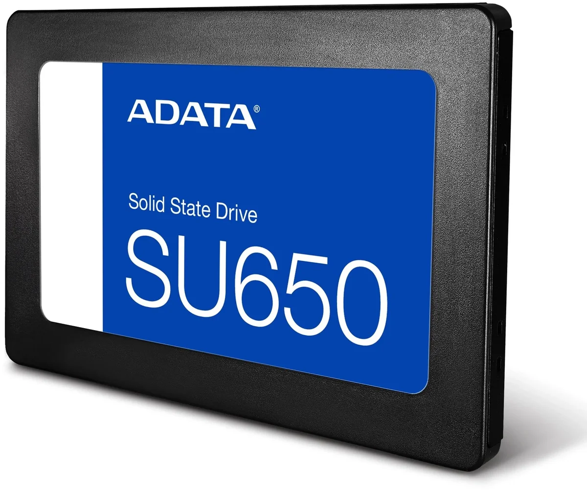 Твердотельный накопитель SSD ADATA SU650 ASU650SS-240GT-R 240GB 2.5" Client SATA 6Gb/s, 520/450, IOPS 40/75K, MTBF 2M, 3D NAND, DRAM less, 140TBW, 0,53DWPD, RTL (461162)