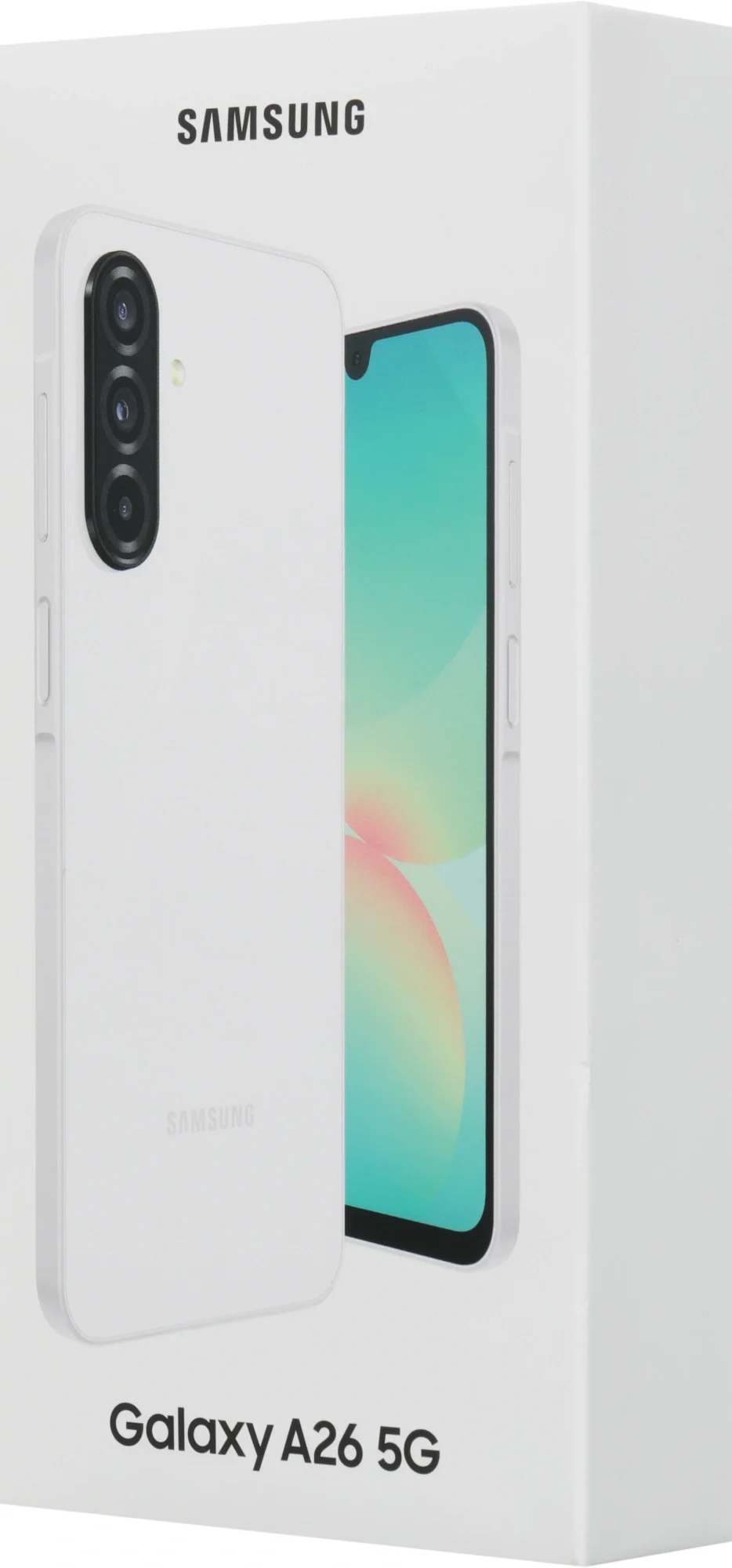 Смартфон Samsung SM-A266B Galaxy A26 5G 256Gb 8Gb белый моноблок 3G 4G 2Sim 6.7" 1080x2340 Android 15 50Mpix 802.11 a/b/g/n/ac NFC GPS GSM900/1800 GSM1900 Protect microSD max2048Gb