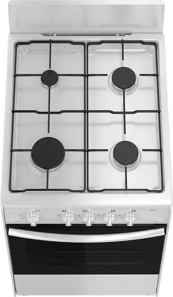 Плита Газовая Darina 1A GM341 001 W белый (без крышки) реш.сталь