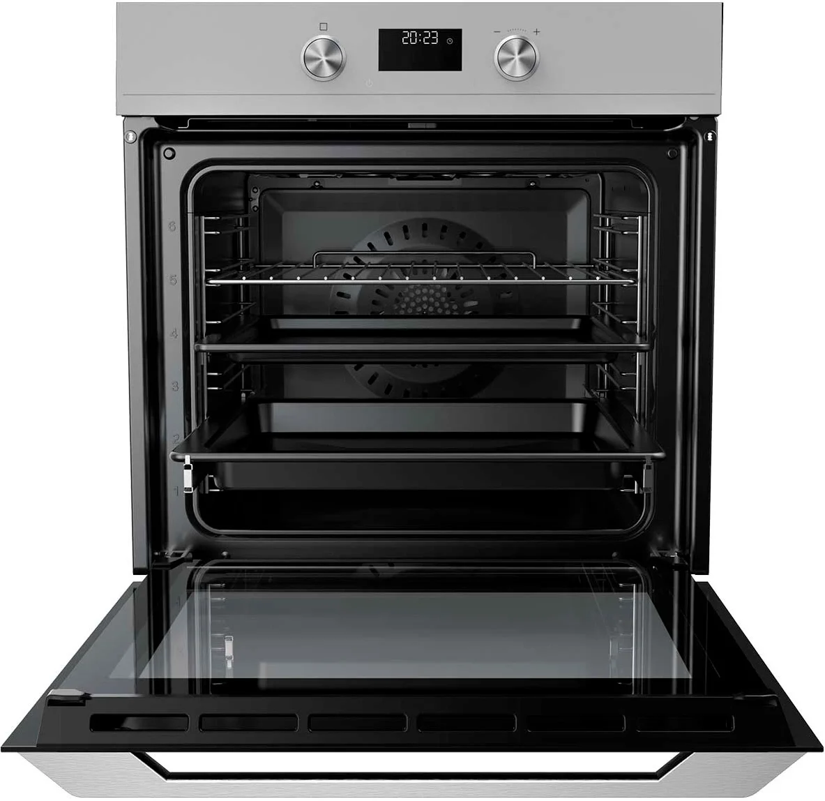 FY001ME09RU Духовой шкаф Электрический  Haier HOQ-K5AAN3GG серый/серебристый