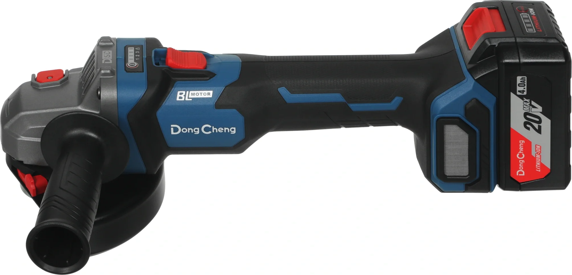 Угловая шлифовальная машина DongCheng DCSM04-125 9000об/мин рез.шпин.:M14 d=125мм жестк.кейс (DCSM04-125(TYPE EM))