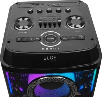 Колонка порт. Ural Молот 203 черный 2000W 1.1 BT/3.5Jack/USB-C 15м 9000mAh (УРАЛ МОЛОТ 203)