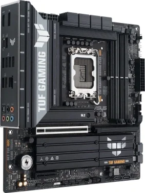 Материнская плата Asus TUF GAMING B860M-PLUS Soc-1851 Intel B860 4xDDR5 mATX AC`97 8ch(7.1) 2.5Gg RAID+HDMI+DP