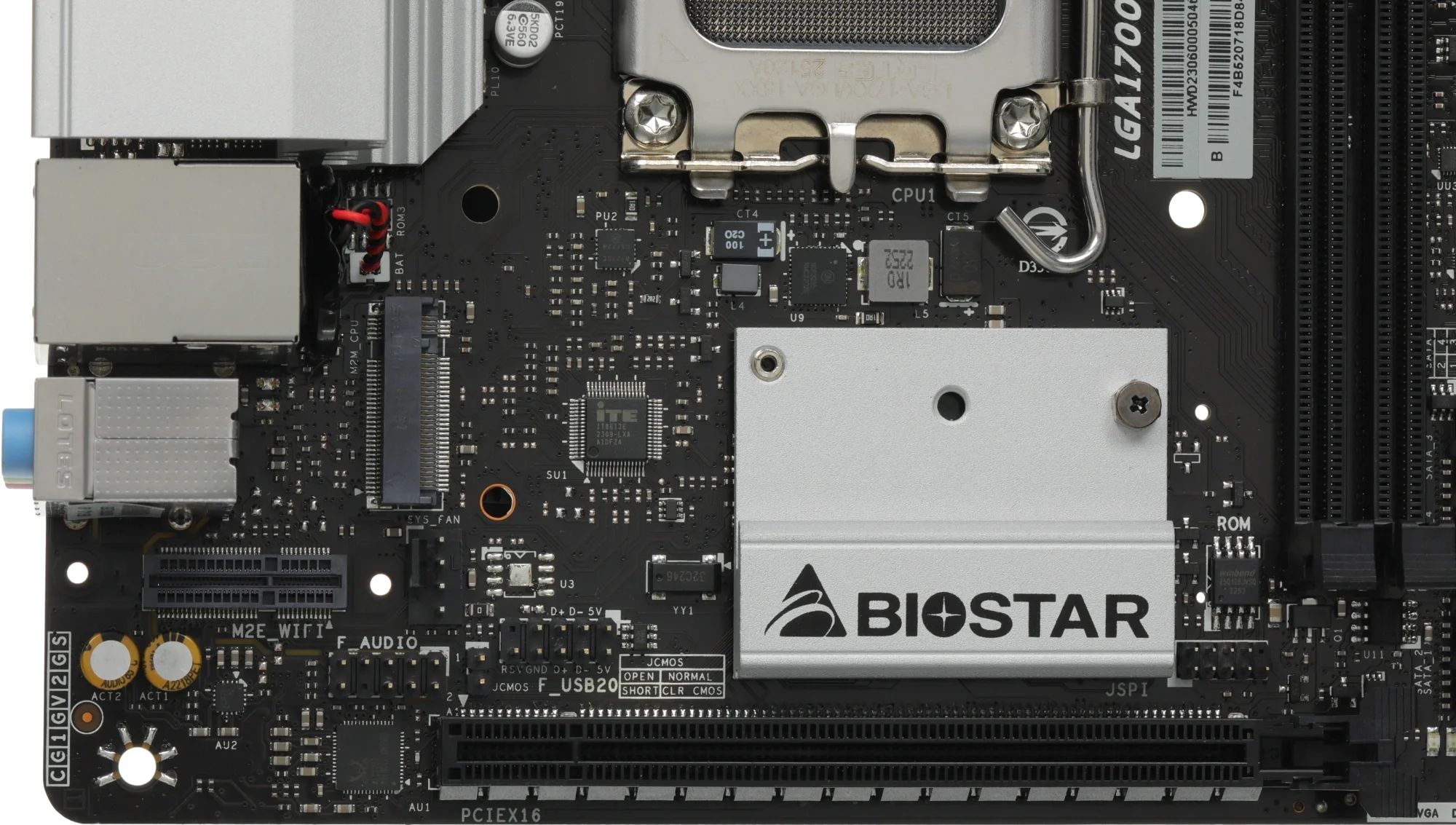 Материнская плата Biostar B760NH-E Soc-1700 Intel B760 2xDDR5 mini-ITX AC`97 8ch(7.1) 2.5Gg RAID+HDMI+DP